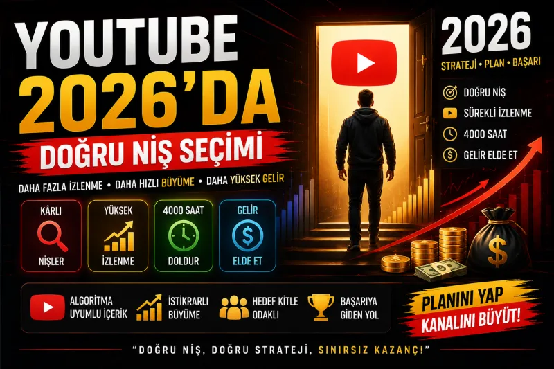 2026 YouTube Para Kazanma Rehberi